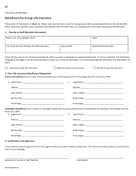 Cigna provides group universal life insurance that lets eligible employees supplement their basic life insurance at an additional cost. Lc Beneficiary For Group Life Insurance University Of Pages 1 2 Flip Pdf Download Fliphtml5