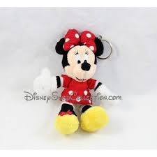Porte Cles Peluche Minnie Disneyland Paris Robe Rouge Pois Blanc 17 Cm Porte Cle Peluche Disneyland Robe Rouge