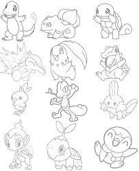 Collect pocket monster pictures of sun moon, fastest, starters and alphabets, too! Kanto Starter Pokemon Coloring Pages Unlike Most Eggs Obtained From The Lab Doutrinaepoesias