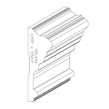 Originally, a chair rail was used to protest the wall from the damage that is made by the chair. 1 1 8 X 3 523 Custom White Oak Chair Rail Spl493