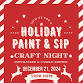 Paint & Sip (Nutcracker/Candle Edition)