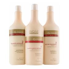 Inoar G Hair Escova Progressiva Alemã Kit - 3x1 Litro | Shop da Beleza