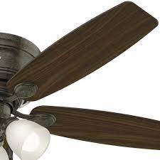 Hunter® aegis 48 matte black indoor led ceiling fan at menards®. Hunter Low Profile 52 Indoor Led Ceiling Fan At Menards