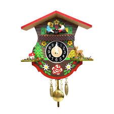 This 9.5 wall clock is sturdy and durable. 5 Engstler Battery Operated Mini Cuckoo Wall Clock With Music And Chimes Walmart Com Walmart Com
