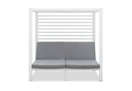 Our sturdy outdoor furniture is built to resist the elements and survive rain, wind, or sun. White Casablanca Outdoor Daybed Amart Furniture