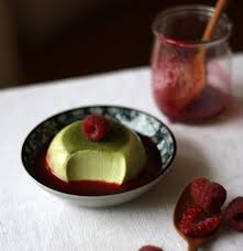 Matcha Panna Cotta Z Malinami Matcha Desserts Recepten