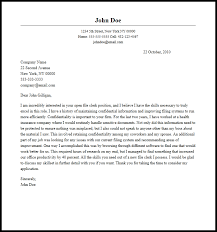 Professional File Clerk Cover Letter Sample Writing Guide Resume Now