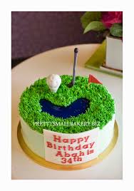 Kek padang golf berkacang : Kek Birthday Golf Prettysmallbakery