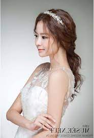 Korean Hairstyle For Party Lovely Korean Hairstyle For Wedding Party Trendy Wedding Hairstyles Cute Wedding Hairstyles Korean Hairstyle
