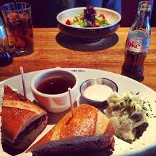 Cherry Creek Grill French Dip And Salad Diet Coke French Dip Salad Diet Food