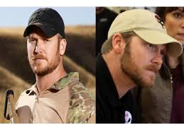 Chris Kyle Born and raised in Texas Professional Bronco Rodeo Rider U.S.  Navy Seal Sniper Confirmed 91 kills "The Navy credits me with more kills.