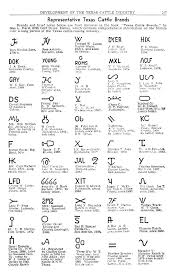 Registered Brands In Texas 1947 1948 Cattle Brands Livestock Branding Horse Brand