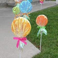 How To Make Giant Lollipops Themed Party Idea Candy Land Birthday Party Lollipop Decorations Candyland Birthday