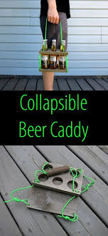 An Unconventional Beer Caddy Beer Caddy Wood Projects For Beginners Carpentry Projects