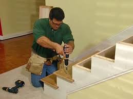 Installing a railing around your outdoor living space helps define the area and make it more attractive. How To Install New Stair Treads And Railings How Tos Diy