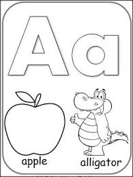 Alphabet Letters Clipart Black And White Letter A Alphabet Card Alphabet Cards School Printables Alphabet