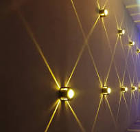 10W LED Motif Light in Crossing Star Shape