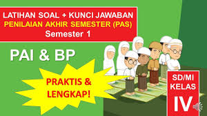 Soal Uas Pai Kelas 4 Semester 1 Kurikulum 2013 Revisi 2018 Youtube