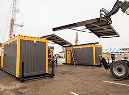 Rapid Roof System For Steel Containers Covered Storage Atco Building A Container Home Container Shop Container House Plans