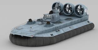 3ds Max Class Lcac Military Hovercraft Military Warship Model Military Vehicles