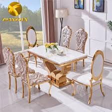 Its u shaped chrome base adds a unique element to the chair and its high density foam allows for maximum comfort.read more. Other Antique Furniture Factory Marble Dining Table Set Modern Dining Table With Chairs For Sale Dt005 Buy Wedding Table Dinning Table Set Stainles Steel Dining Tables Product On Alibaba Com