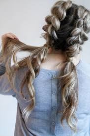 There's no excuse to wear your hair in a top knot or ponytail every day. Hairstyles With Braids And Curls Novocom Top