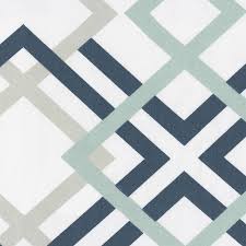 Black And White Geometric Fabric By The Yard Navy And Gray Geometric Fabric By The Yard In 2020 Teal Accent Walls Accent Walls In Living Room Wallpaper Living Room Accent Wall