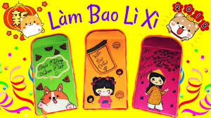 Trao lì xì may mắn cho trẻ con, người trẻ tuổi hay cấp dưới là phong tục có truyền thống lâu đời ở các nước phương đông. HÆ°á»›ng Dáº«n Lam Bao Li Xi Ä'Æ¡n Giáº£n Youtube