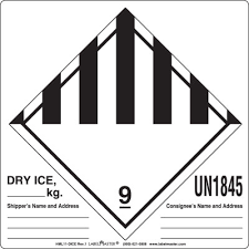 325 dot hazardous materials warning labels. Dry Ice Label Paper Roll Of 500 Labelmaster