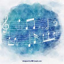 Music therapy cartoon music notes music notes music notes background notes music music notes vector art anime music video. Free Vector Watercolor Background With Musical Notes