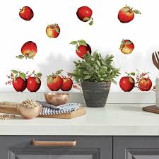 Get free shipping on qualified kitchen cabinet end panels or buy online pick up in store today in the kitchen department. Roommates Peel And Stick Decor Wall Decals Country Apples 40 Pieces Walmart Com Walmart Com