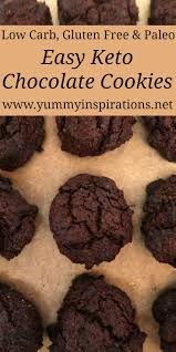 Gluten Free Chocolate Cookies Recipe Easy Keto Paleo Low Carb