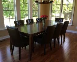 Large solid oak extending dining table seats 4 or 6 extends to seat 8 or 10. Custom Walnut Dining Table Seats 10 Comfortably By Glessboards Custommade Com
