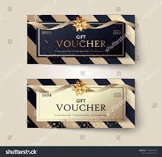 Maybe you would like to learn more about one of these? Vector Set Of Luxury Gift Vouchers With Ribbons And Gift Box Elegant Template For A Festive Gift Card Co Gift Card Design Coupon Template Gift Voucher Design