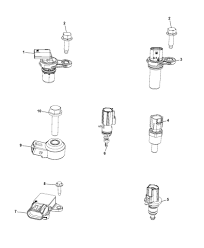 I have felt as best as possible all around the top of the bell housing, from the top and from underneath, still can't find it. 5033307ad Genuine Mopar Sensor Crankshaft Position
