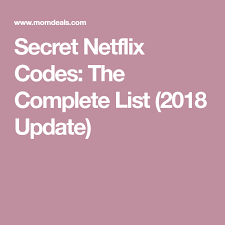 These Secret Netflix Codes Unlock Tons Of Hidden Categories Netflix Codes Netflix Coding