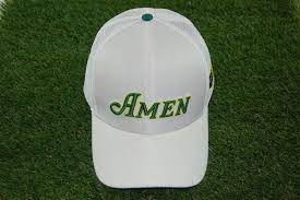 White Curved Bill Amen Mesh Hat Hats Mesh Hat Curve