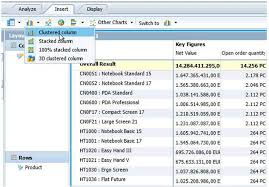 Sap Bo Adding And Customizing Charts