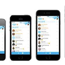 It's the blue and white cloud icon with an s inside. Skype For Iphone Now Optimized For Iphone 6 And 6 Plus Macrumors