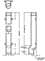 More images for downspout transition boots » Downspout Boots Gray Cast Iron And Cast Aluminum Barry Pattern Foundry
