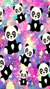 Cute Panda Galaxy Wallpaper Androidwallpaper Iphonewallpaper Wallpaper Galaxy Sparkle Glitter Cute Panda Wallpaper Pink Wallpaper Anime Panda Wallpapers