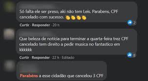 Cpf cancelado é uma palavra simples com significado objetivo criado pelo apresentador sikera júnior para representar uma pessoa que foi morta. Tia De Morto Ao Tentar Roubar Loja Desabafa Sobre Comentarios De Cpf Cancelado Um Dia Pode Ser Voce Sorocaba E Jundiai G1
