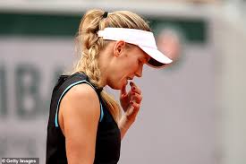 The latest tennis stats including head to head stats for at matchstat.com. Caroline Wozniacki Knocked Out Of French Open In First Round By Veronika Kudermetova Daily Mail Online