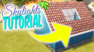 How To Build Skylight Roofing The Sims 4 Building Tutorial No Cc Glass Roof Youtube Sims 4 Build Sims 4 Glass Roof