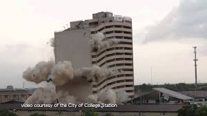 Financial centers and atms near college station, tx. Plaza Hotel Implosion In College Station Texas Youtube