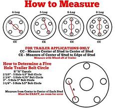 Image Result For Trailer Wheel Bolt Hole Chart Trailer