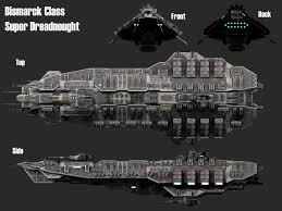Bismarck Class Super Dreadnought 3d Model Cgtrader Starship Concept Spaceship Design Starship Design
