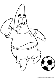 Save coloring page color online. Spongebob Squarepants Coloring Pages Playing Soccer Star Coloring Pages Spongebob Drawings Giraffe Coloring Pages
