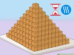 The trick is to build from the inside out, not outside in. 3 Ways To Build A Pyramid For School Wikihow
