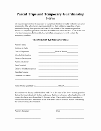 Free Temporary Guardianship Form Fresh Temporary Guardianship Form Florida Guardianship Legal Guardianship Custody Agreement